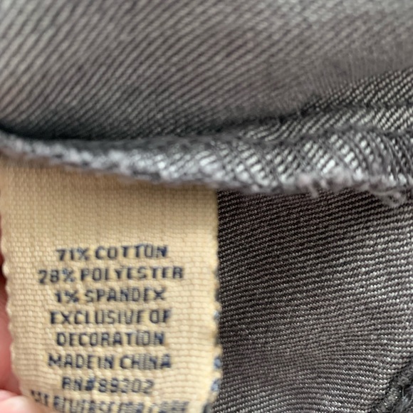 Earl Jeans Gray Denim Jacket - Size Medium - Picture 7 of 9